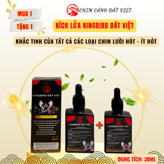  Combo 2 lọ  MUA 1 TẶNG 1  - Vitamin Kích Lửa Chim Cảnh KINGBIRD ĐẤT VIỆT  Vực Lửa Tất Cả Các Dòng Chim Lười Hót Ít Hót 