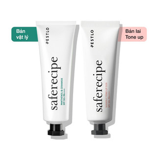  Kem Chống Nắng Pestlo Panthenol & Ceramide Safe Recipe  Niamin C Tone Up Safe Recipe Sun 50ml 