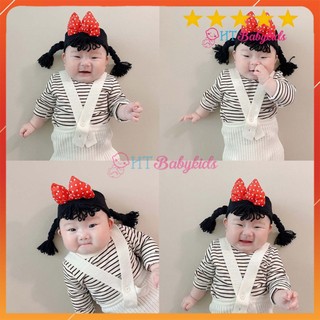 Băng Đô Thắt Nơ Co Giãn Dễ Thương Cho Bé Gái