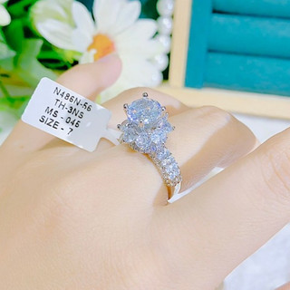 [HÀNG MỚI VỀ] Nhẫn Nữ Đính Kim Cương Sang Trọng - HN01C18 - Giống Thật 99% - Đeo Đi Tiệc Lên Hình Cực Sang