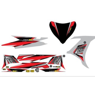Tem rời Exciter 135 đen bạc đỏ lc