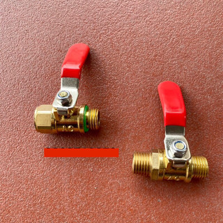 KHOÁ VAN ĐỒNG REN 14mm MÁY RỬA XE - MÁY NÉN KHÍ CÁC LOẠIu