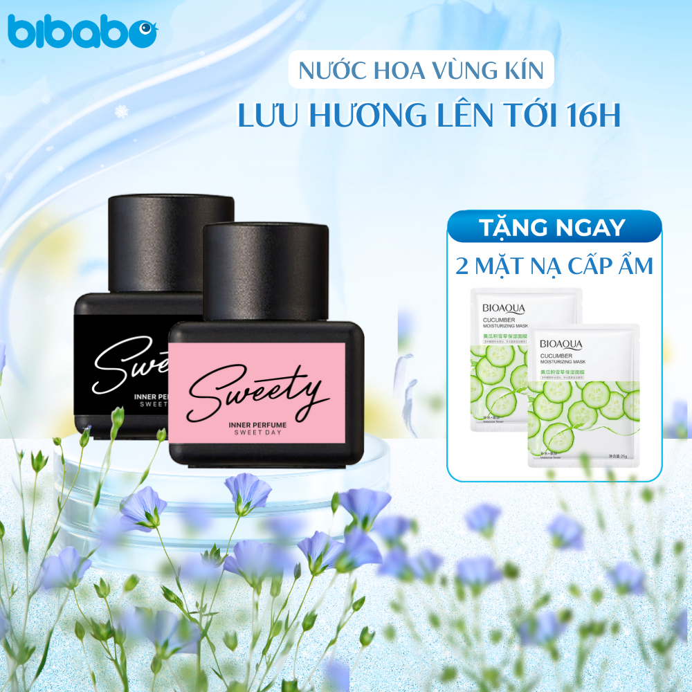 Nước Hoa Vùng Kín Lagumi Sweety cho nữ dưỡng ẩm, giảm thâm, chống lão hóa cho chị em quyễn rũ & sexy mua 1 tặng 1