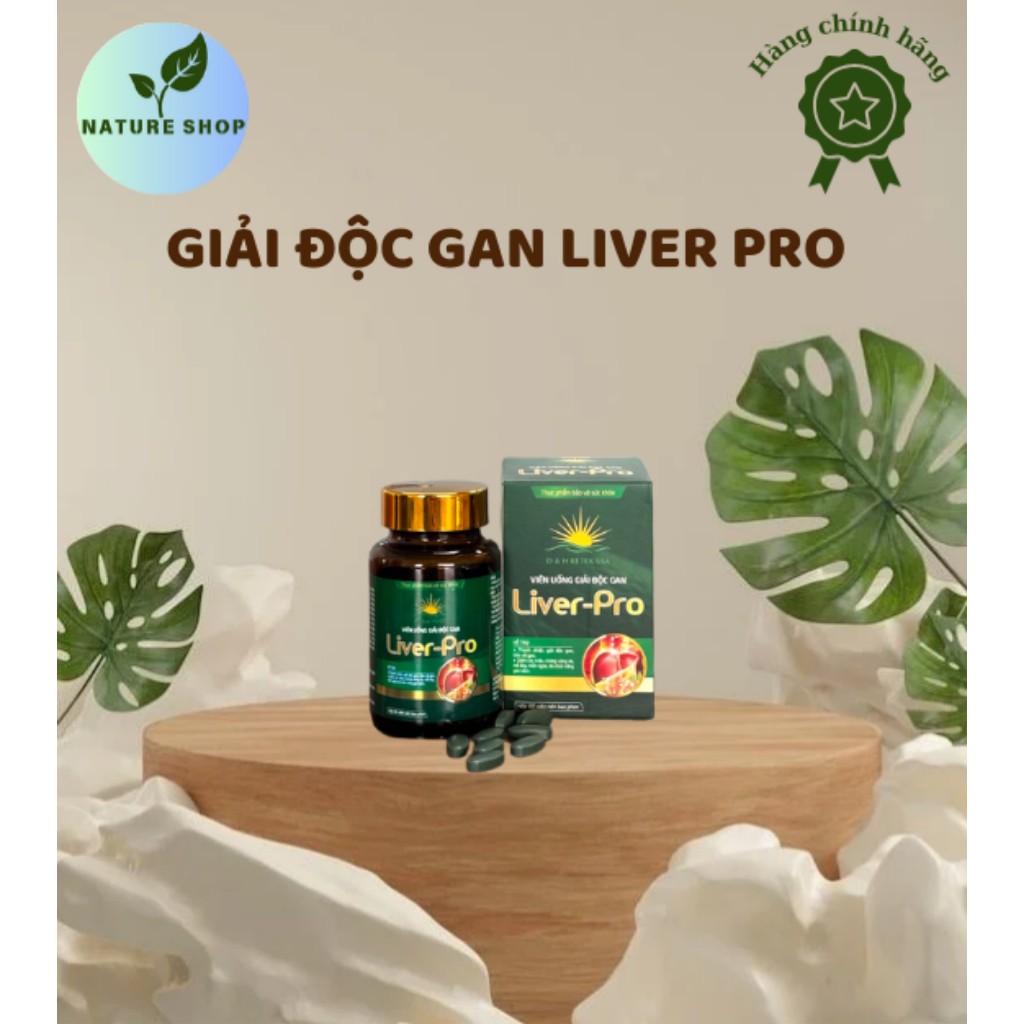 Viên uống bảo vệ gan LIVER PRO hộp 60 viên