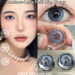 Kính áp tròng Lens Blue phong cách Douyin-Lan lens.
