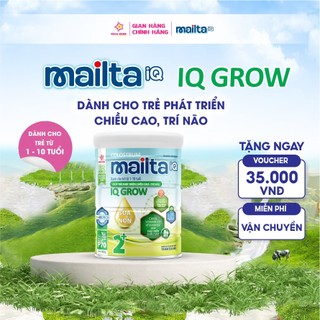 Sữa bột Mailta iQ Grow cho bé 1-10 tuổi giúp phát triển chiều cao và cân nặng vượt trội - Hộp 800G