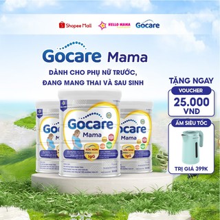 Combo 3 Sữa bột Gocare Mama Sữa Bầu cho phụ nữ đang mang thai và cho con bú - Hộp 900G