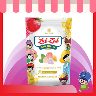 Kẹo thạch Zai Zai Đức Hạnh thanh dài 320g thạch rau câu Zai Zai mix vị trái cây