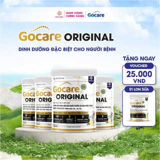 Combo 4 Sữa Gocare Original cho người ung thư cần hỗ trợ hồi phục sức khỏe, dùng được cho người bị tiểu đuờng - Hộp 900G