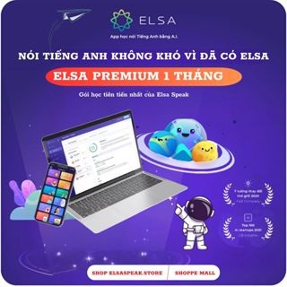 Phần mềm ELSA Premium - 1 Tháng (Trọn bộ bao gồm ELSA Pro, ELSA AI và Speech Analyzer và All books )