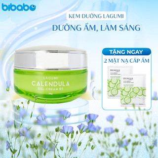 [BIBABO] Kem dưỡng ẩm Lagumi cho da dầu, mụn với B5, Calendula cấp ẩm, giảm mụn, mờ thâm an toàn cho mẹ bầu & sau sinh