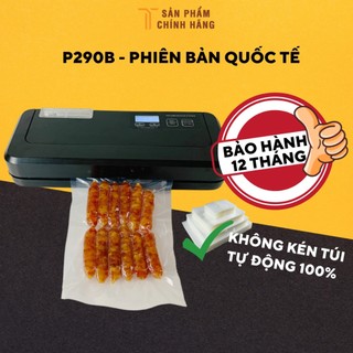 Máy hút chân không tự động không kén túi P290B - Máy hàn miệng túi mini hút mọi loại túi dùng cho gia đình