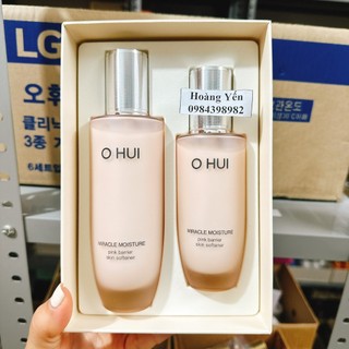 [HÀNG MỚI] Cặp nước hoa hồng ohui hồng - Ohui Miracle moisture chai 150ml + 100ml
