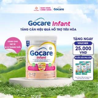 Sữa bột Gocare Infant cho trẻ mới sinh thiếu tháng nhẹ cân và tiêu hóa kém - Hộp 900G