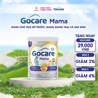 Sữa bột Gocare Mama Sữa Bầu cho phụ nữ đang mang thai và cho con bú - Hộp 900G