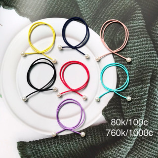 100 chiếc dây cột tóc giá rẻ 6 mã Xưởng cột tóc Morish