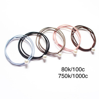 100 chiếc dây cột tóc giá rẻ 6 mã Xưởng cột tóc Morish