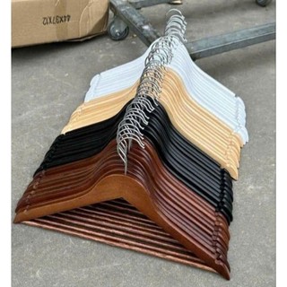 Sale lỗ móc gỗ tam giác treo áo sơ mi vest thun váy