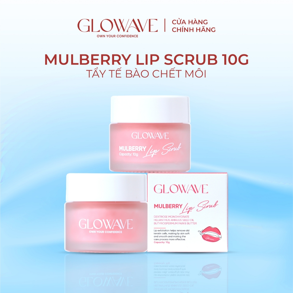 Tẩy Tế Bào Chết Môi Mullerry Srub 10g GLOWAVE, Chăm Sóc Làm Hồng Môi