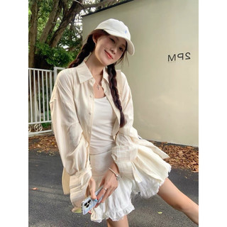Sơ mi kẻ xẻ lưng thắt nơ (ảnh thật/ có sẵn)