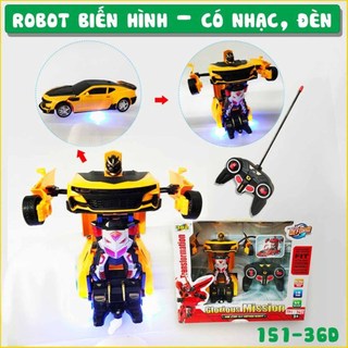 Xe Điều Khiển Từ Xa Biến Hình Nhiều Mẫu