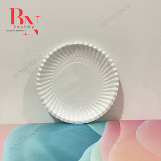 10 Dĩa Giấy Trắng 13cm, 16cm,21cm,23cm
