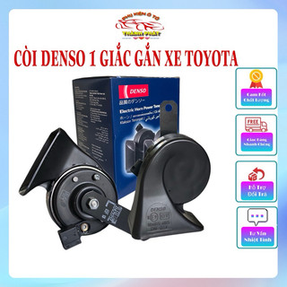 Còi sên ô tô một giắc không dây denso chính hãng gắn cho xe toyota - kèn sò 12v mã jk2720007700