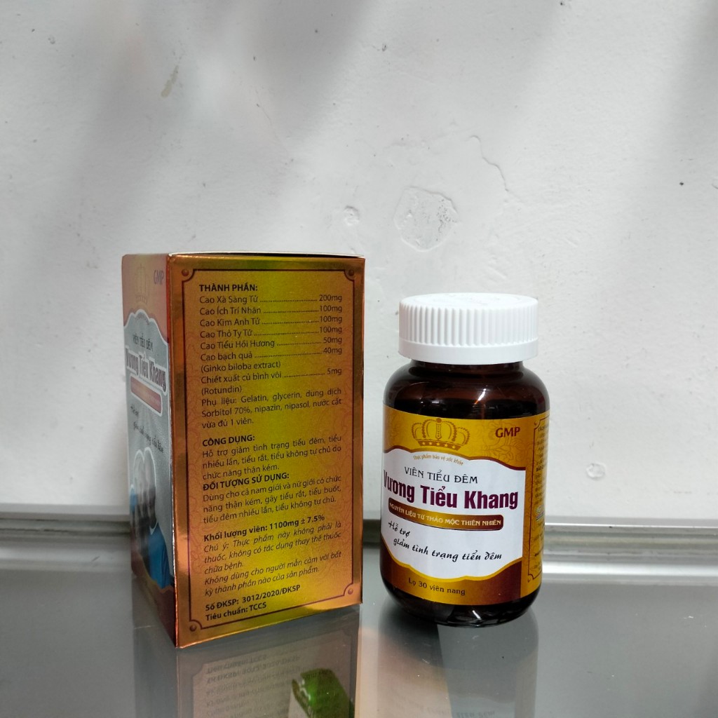 Viên tiểu đêm Vương tiểu khang - hỗ trợ bổ thận, giảm tiểu đêm, tiểu nhiều lần Hộp 30 viên