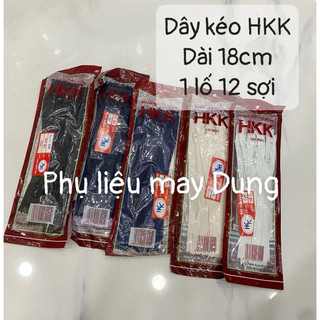 dây kéo quần HKK giá 1 lố- 12 sợi