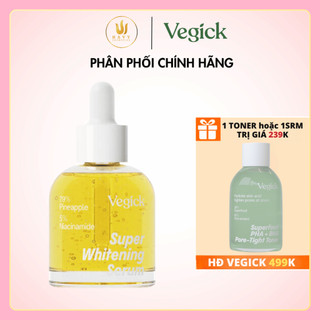 Tinh Chất Dứa Dưỡng Trắng Vegick Super Whitening Serum 30ml