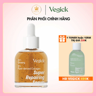 Tinh Chất Nhân Sâm Trẻ Hóa Làn Da Vegick Super Repairing Serum 30ml