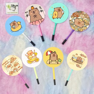 Bút quạt chuột lang nước capybara mikko cat pompompurin sanrio cinnamoroll BQI28 chuột vàng hoạt hình cute dễ thương
