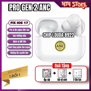 (TẶNG ỐP) TAI NGHE BLUETOOTH PRO 2 LOUDA 8892A CHUẨN CHỐNG ỒN ANC HỒNG NGOẠI TẶNG KÈM ỐP 4D - NTN STORE