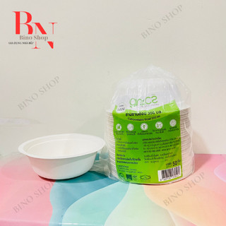 Lốc 50 Chén Giấy Bả Mía Gracz 350ml- Hàng Thái Lan