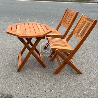 Bàn cà phê cafe bàn trà sữa trà chanh gỗ xếp gọn
