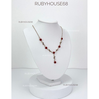 Cổ da pu màu đen, trắng trưng dây chuyền rẻ đẹp cho shop Rubyhouse68