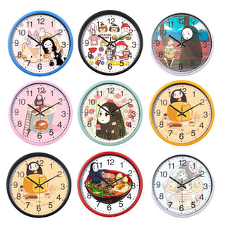 Đồng hồ treo tường vô diện DHTI19 cute dễ thương 13cm 19cm