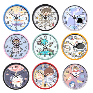 Đồng hồ treo tường phi hành gia astronaut DHTI30 hamster pheobe cute dễ thương 13cm 19cm