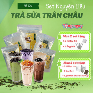 Combo 5 set nguyên liệu trà sữa truyền thống