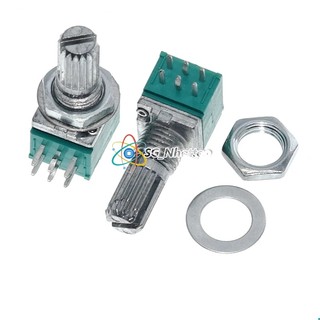 Biến trở công tắc rv097ns 5k 10k 20k 50k 100k 500k 5 chân các loại