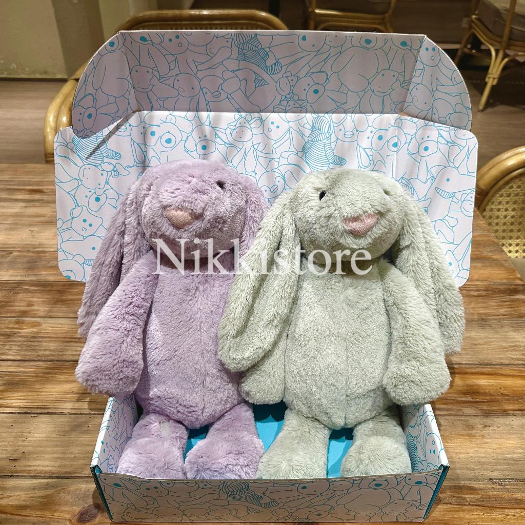 Thỏ Bông Bunny+Túi Rút+Hộp, Gấu Bông Bunny, Thỏ Tai Dài Cho Bé, Thú Bông Ngộ Nghĩnh Cho Bé