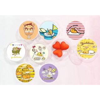 Bộ tẩy hoa quả trái tim trứng lười gudetama kèm hộp TI31 hộp gôm cute tẩy dễ thương