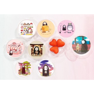 Bộ tẩy hoa quả trái tim vô diện kèm hộp TI33 hộp gôm cute tẩy dễ thương