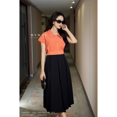 Chân Váy Xếp Ly Nữ MY WAY Dáng Xoè Cao Cấp 6MCXB2114