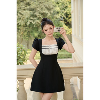 HALIS STUDIO - Váy xếp ly ngực cúc đá Dolyn Dress