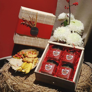 Hộp tre đựng bánh trung thu, đựng quà tặng sang trọng Magichomedecor