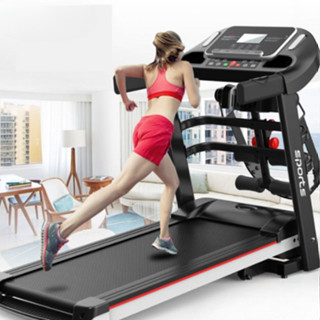 Máy chạy bộ tại nhà gấp gọn Tốc Độ Tối Đa 14km/h, Máy chạy bộ đa năng gấp gọn tại nhà kèm dây đai bụng giảm mỡ BH 5 NĂM