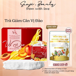 TRÀ GIẢM CÂN VỊ ĐÀO MN BEAUTY GROUP