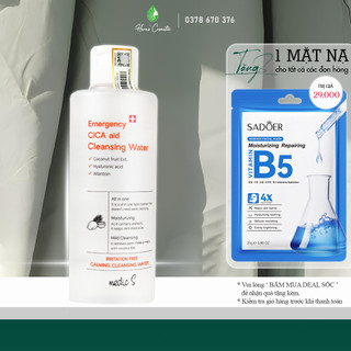 Tẩy trang Medic S làm sạch sâu và se khít lỗ chân lông – Emergency CICA aid Cleansing Water 200ml