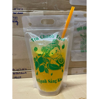 1kg túi zip đựng trà chanh,trà sữa,nước ép trái cây 500ml~600ml